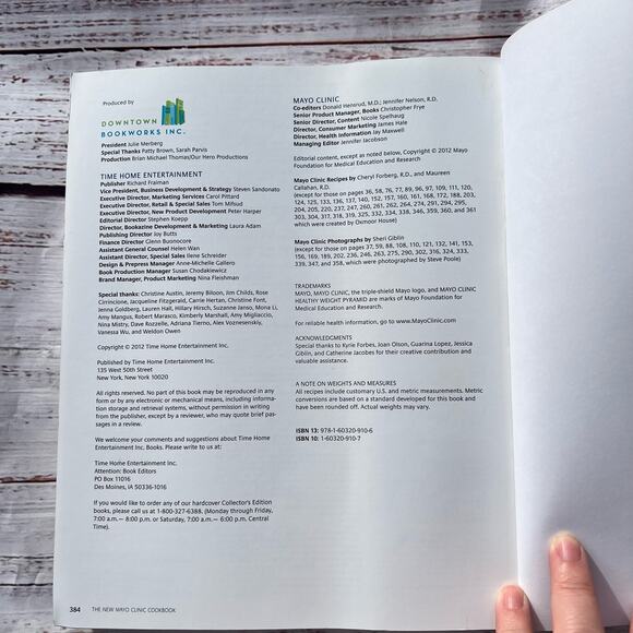 Mayo Clinic Second Edition Cookbook Paperback Pre-Loved - Picture 3 of 4